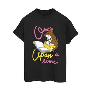 Beauty And The Beast Womens/Ladies Once Upon A Time Belle Boyfriend T-Shirt / Bl
